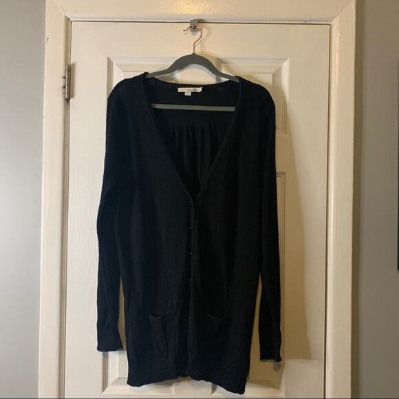 Boden Black Cardigan Lightweight Sparkle Sweater US 12 - Picture 10 of 10